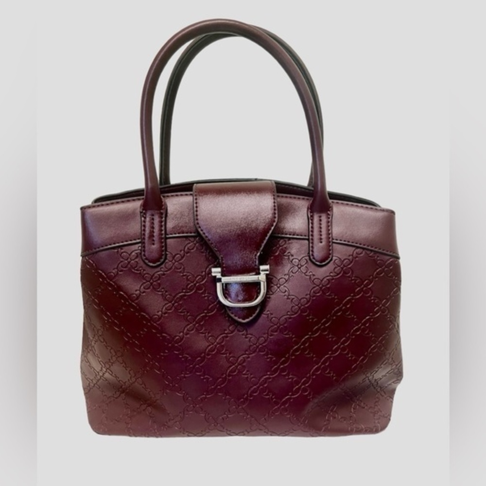 Nine West Merlot Lilah Mini Shoulder Bag bundle